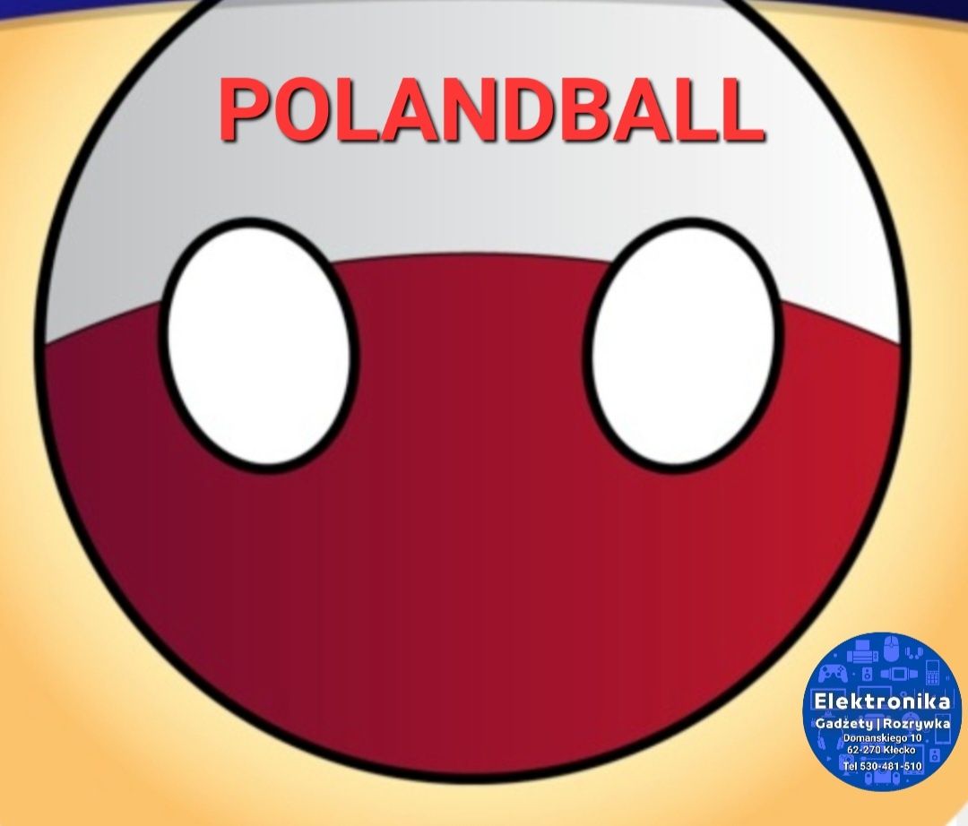 Countryball Polandball Flaga Polska 10CM Sklep