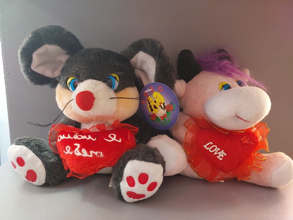 Мягкие игрушки с бирками