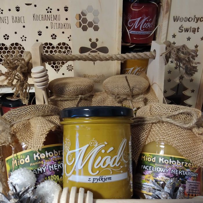 Miód wielokwiatowy kremowany z cynamonem 400g