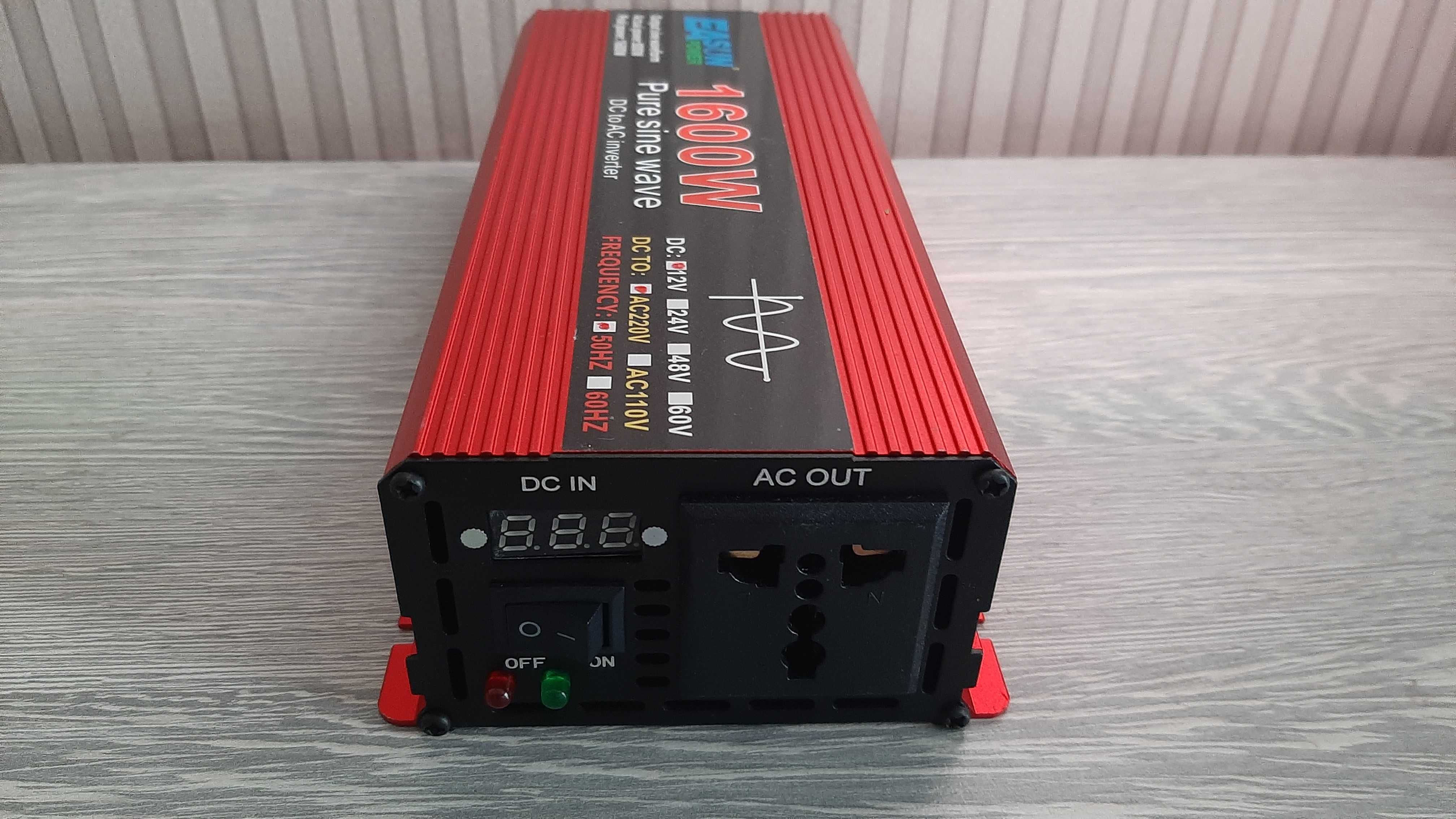 Инвертор 1600W, 12V/220V інвертор