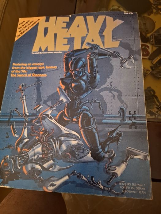 Revista n 1 heavy metal de 1977