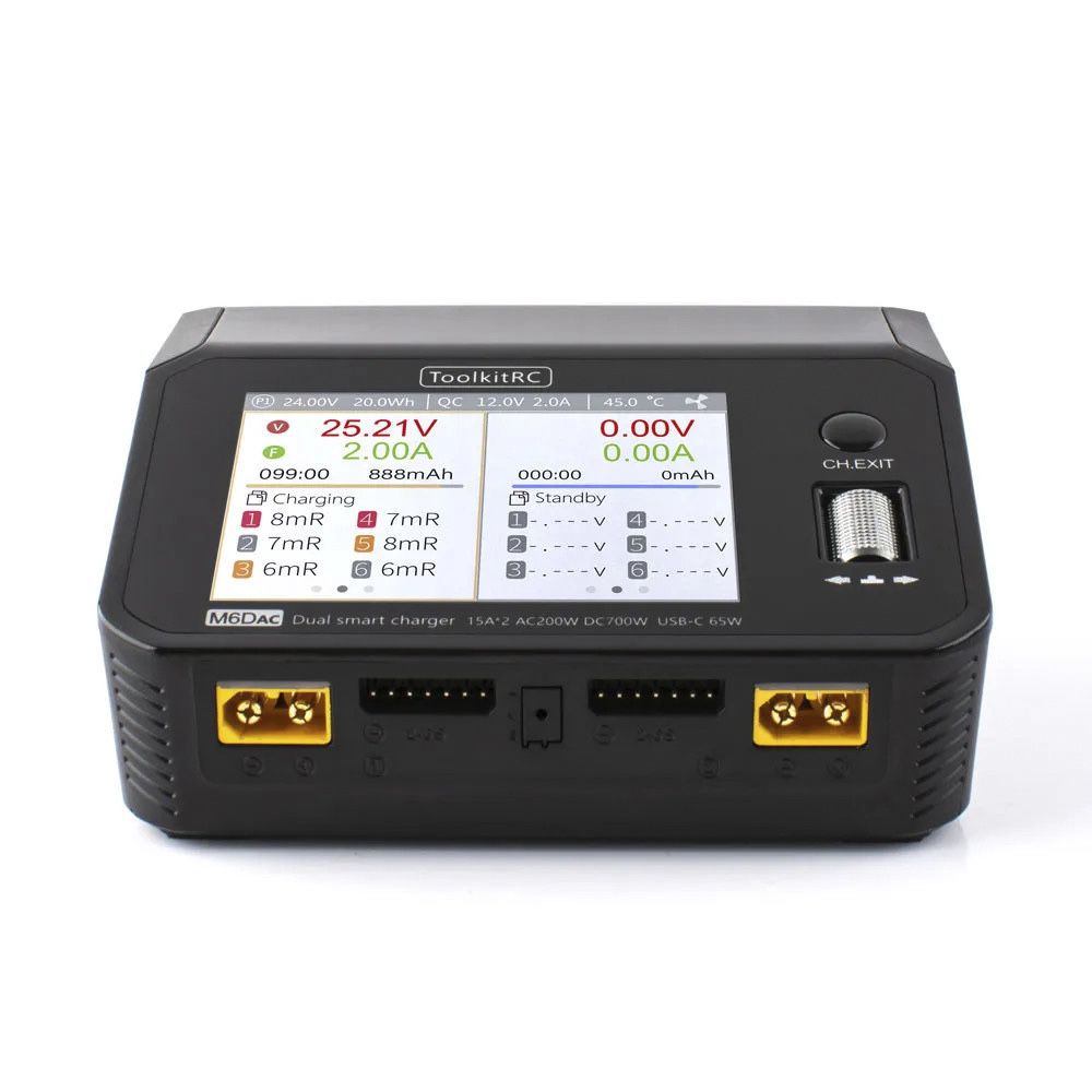 Зарядний пристрій ToolkitRC M6DAC V2