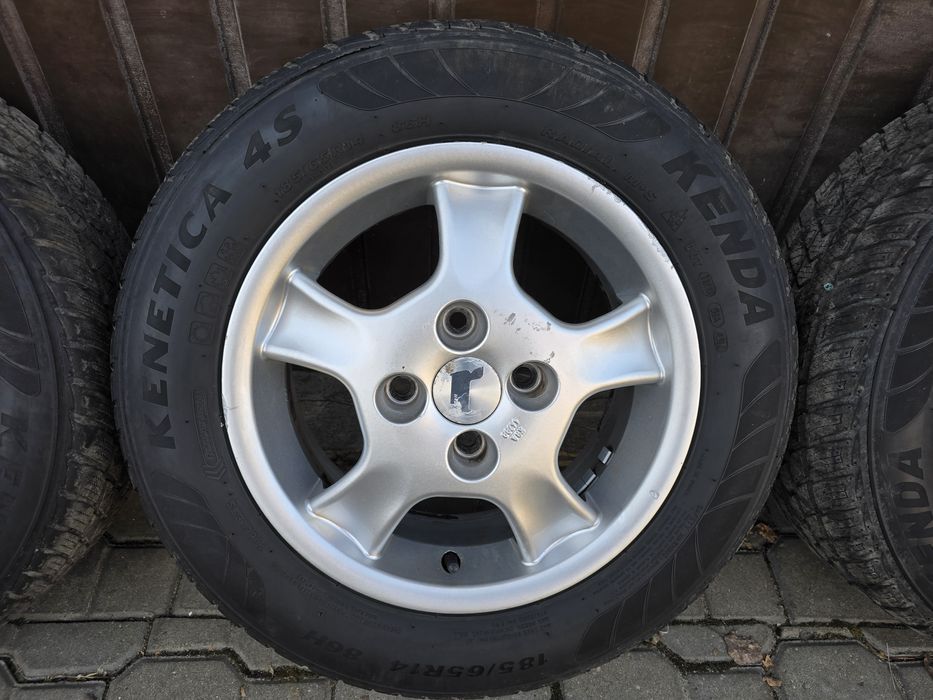 Felgi z oponami 185/65R14 Ford Fiesta 4x108 Fusion Focus Puma KA+