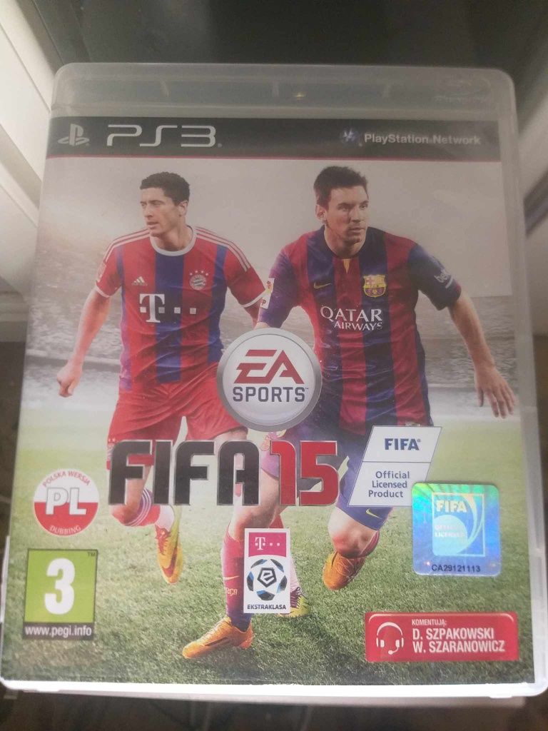 Gra: FIFA 15 PS3 Play Station PL Pudełkowa