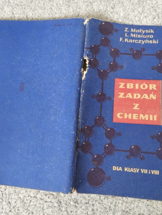 Zbiór zadań z chemii dla klasy VII i VIII Matysik Karczyński Misiuro