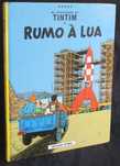 Livro BD Tintim Rumo à Lua Difusão Verbo