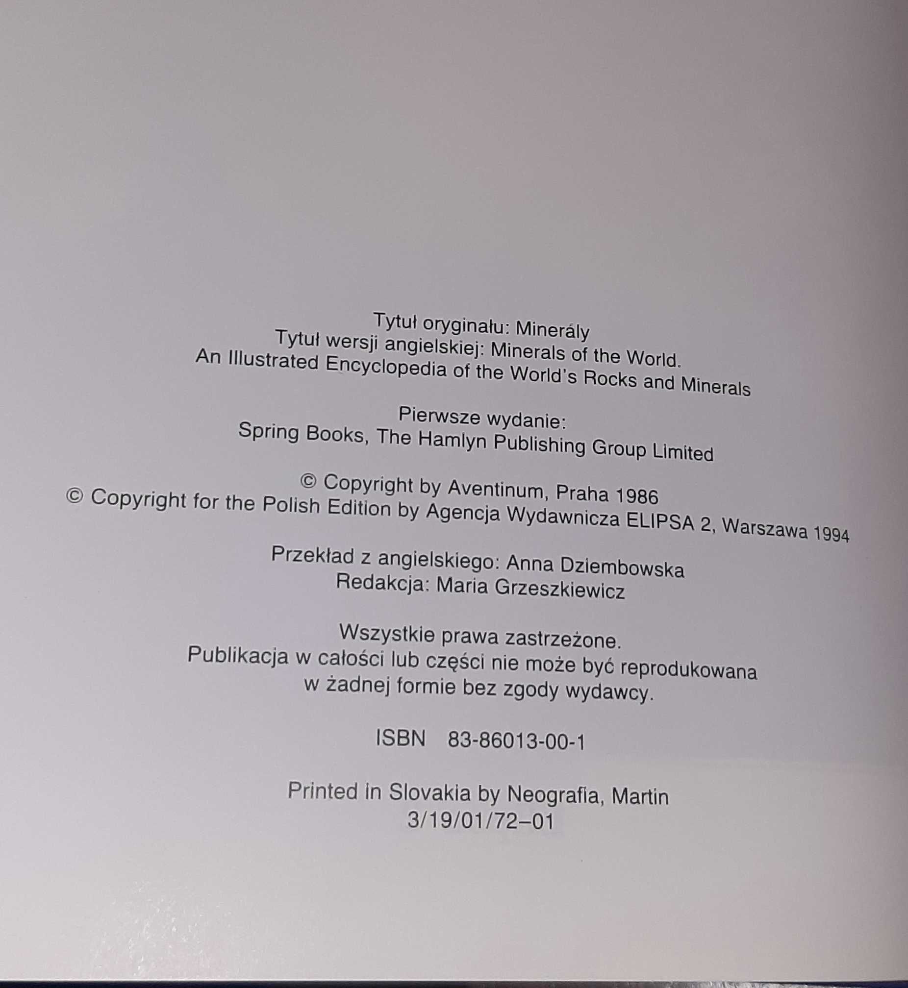 Wielka Encyklopedia Minerałów Rudolf Duda