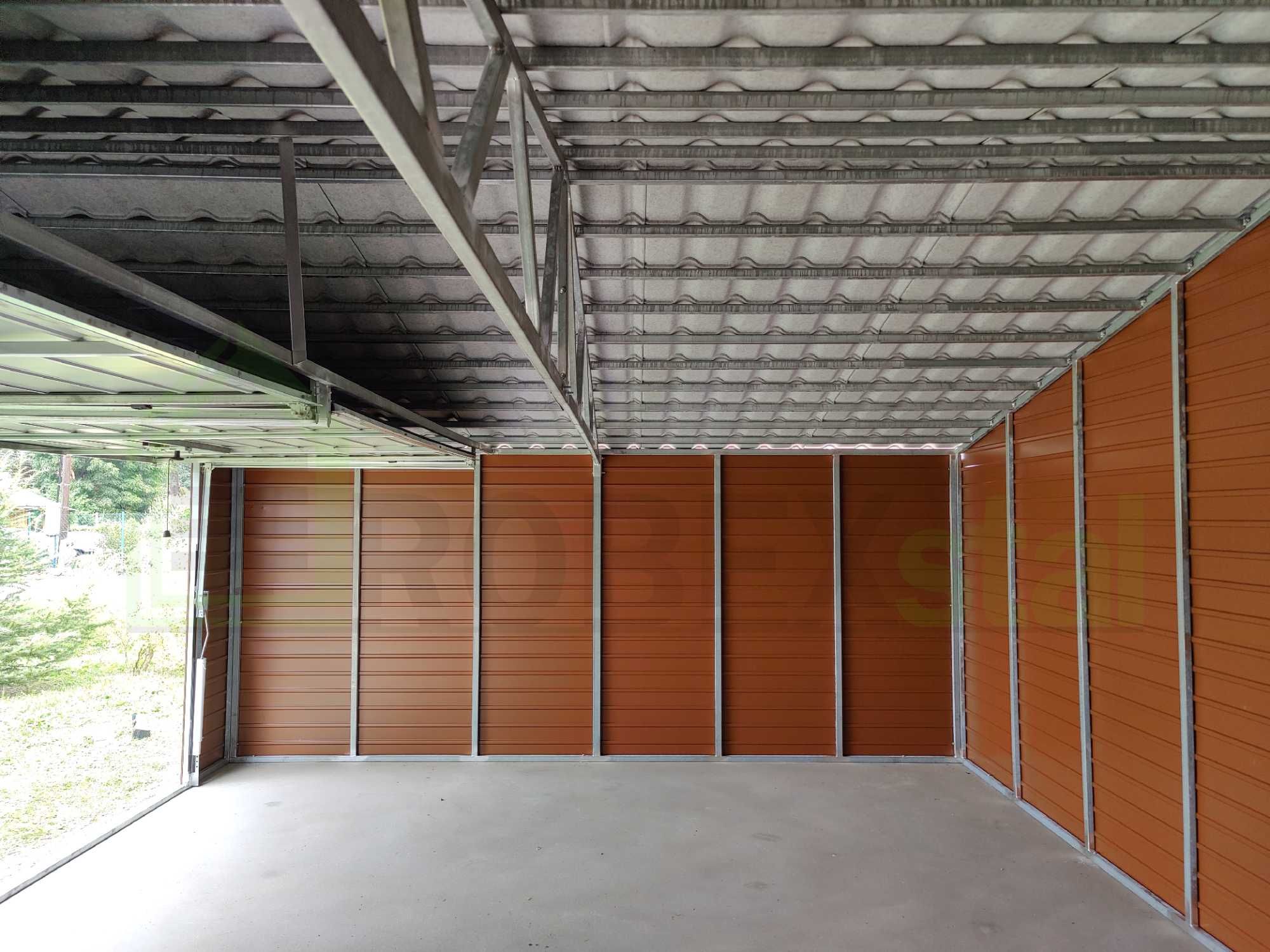 Garaż drewnopodobny premium orzech złoty dąb multigloss 6x5 7x5 6x6