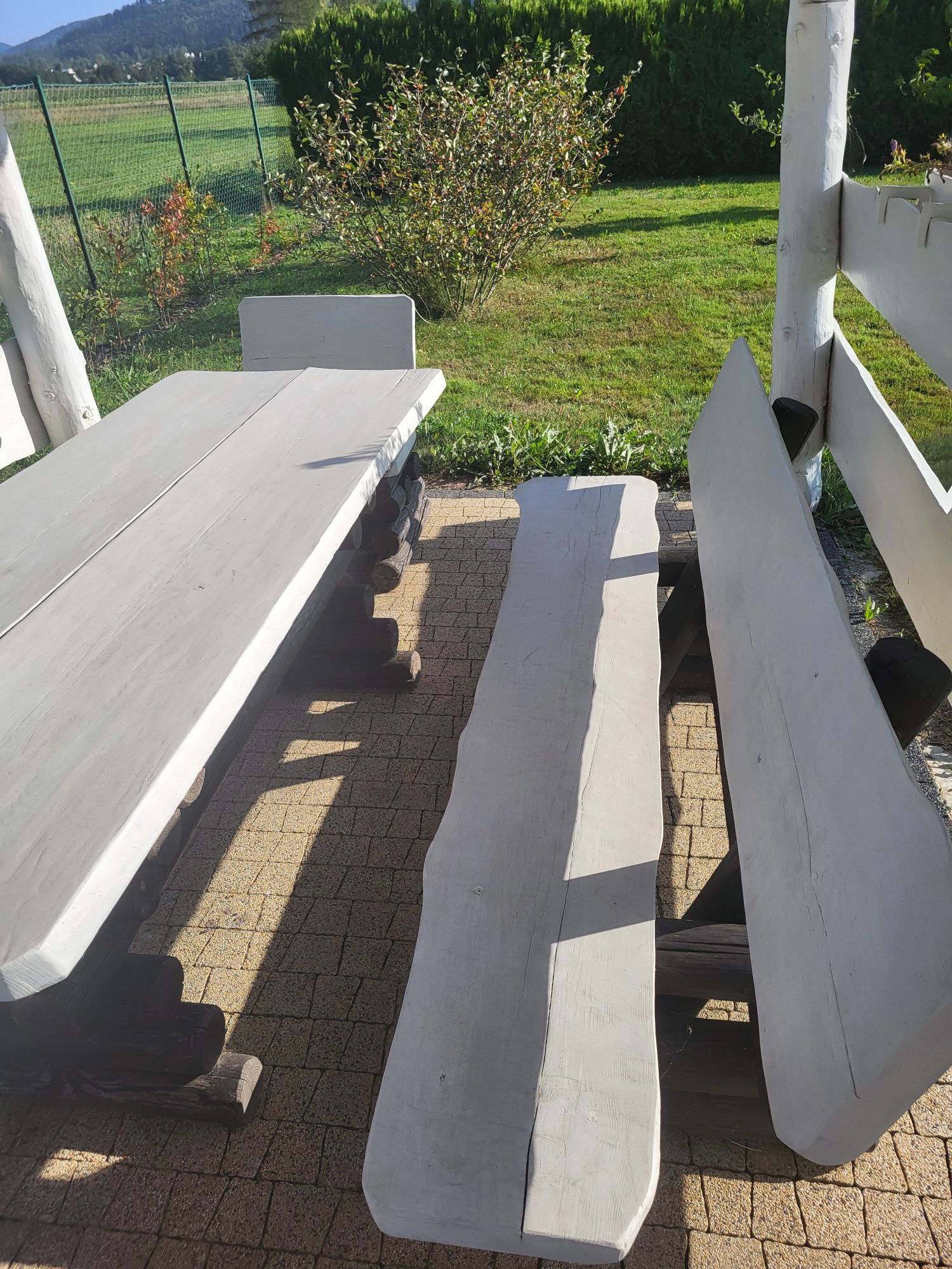 Komplet ogrodowy  drewniany