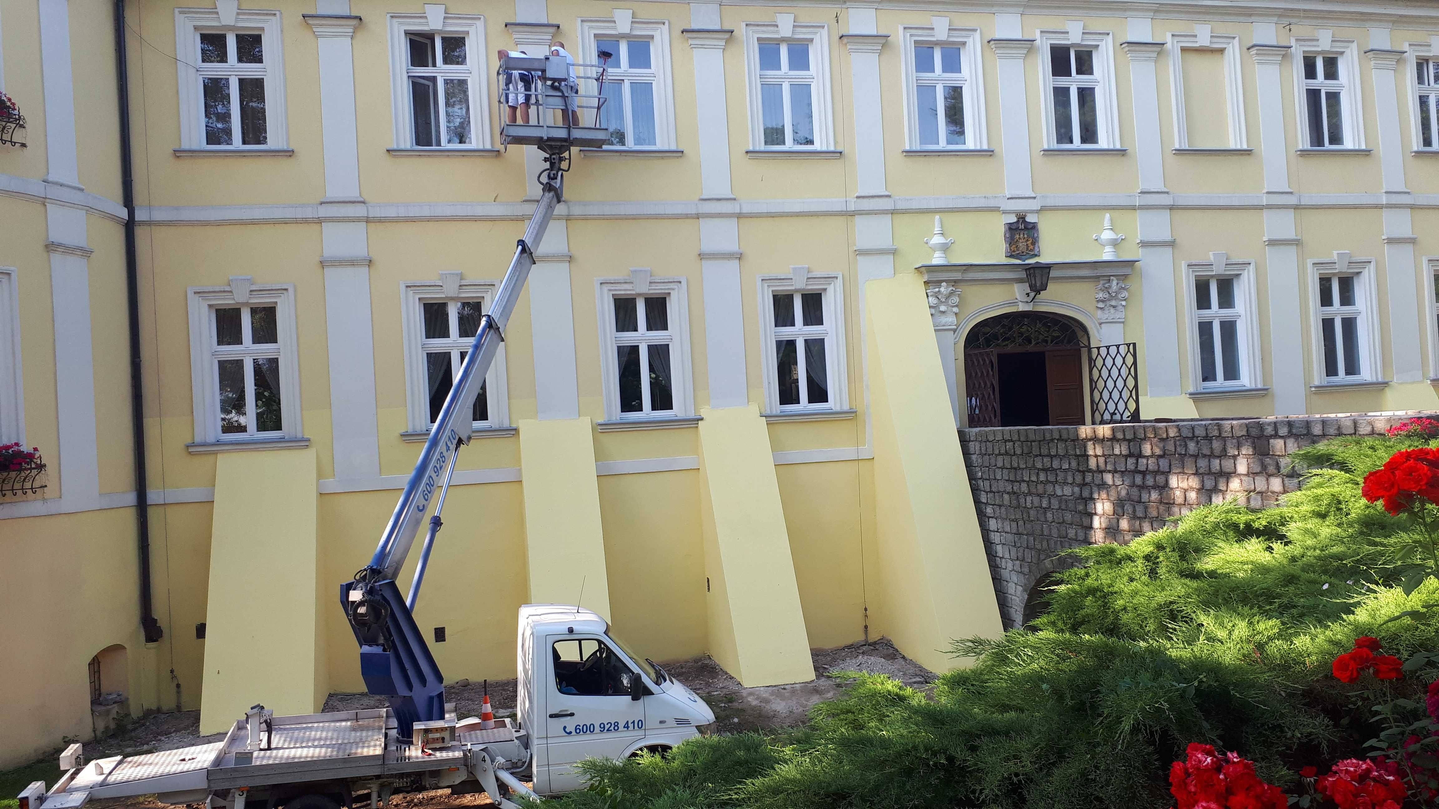 Podnośnik koszowy, zwyżka 18m - WYNAJEM, USŁUGI, prace na wysokościach