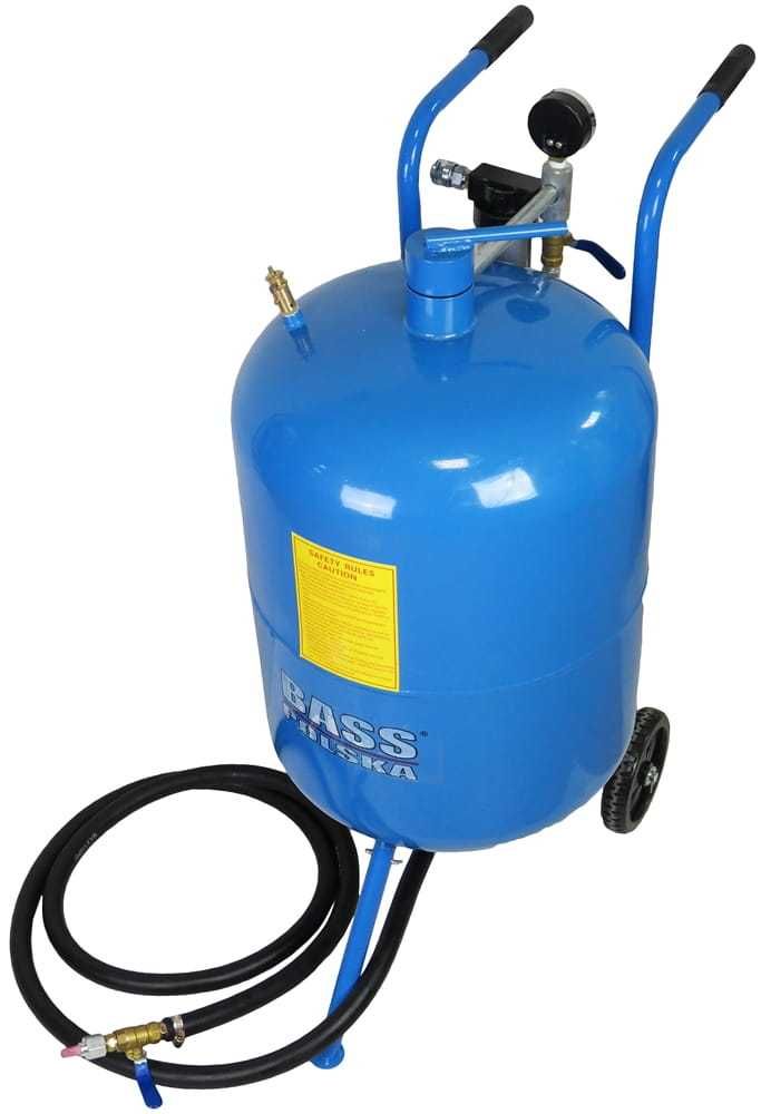 BASS POLSKA Piaskarka Syfonowa Mobilna 80l + Maska + Dysze BP4256