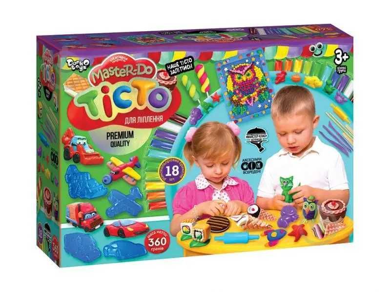 Тесто для лепки Danko Toys  Master Do ЛЮКС 18 цветов