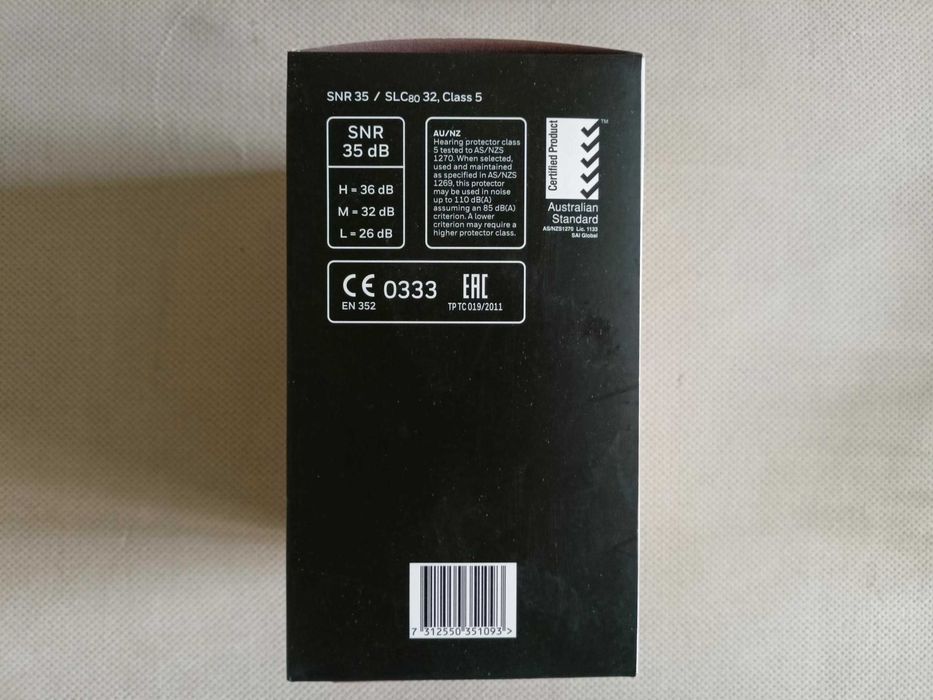 VS 130 Słuchawki nauszniki przeciwhałasowe Honeywell VeriShield VS130