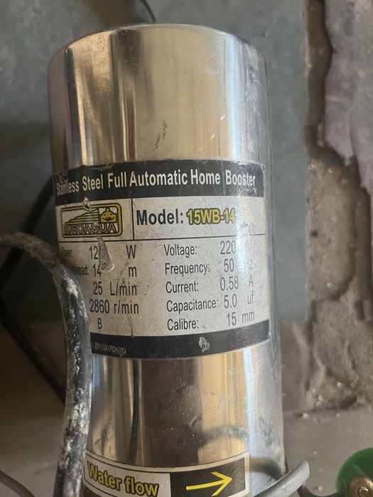 Насос водяной полность рабочий