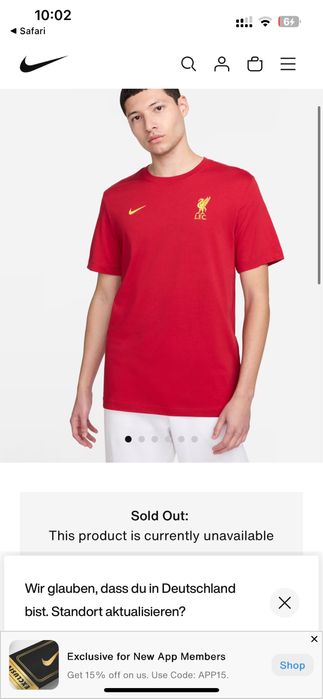 Футболка Найк Ліверпуль