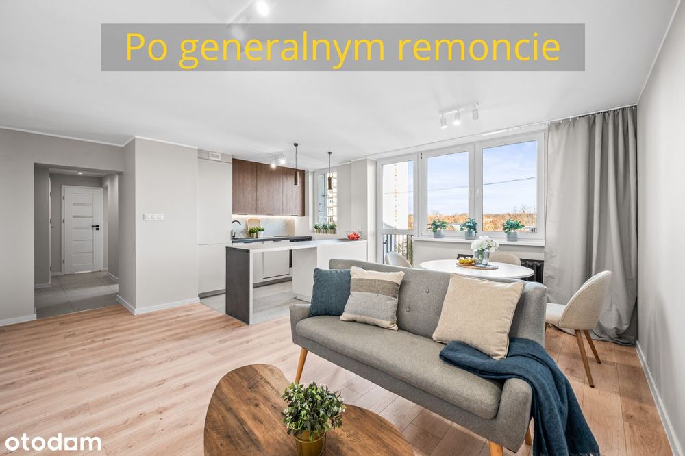 Mieszkanie 3 pokoje po remoncie, balkon, pralnia – Sielec, ul. Zamkowa