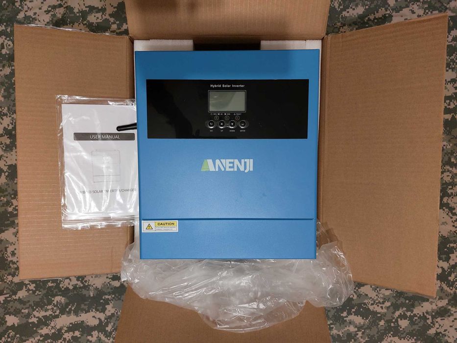 Гибридный Инвертор ANENJI 4200W 24V Powmr Anern Easun B2A8S20P + WI-FI