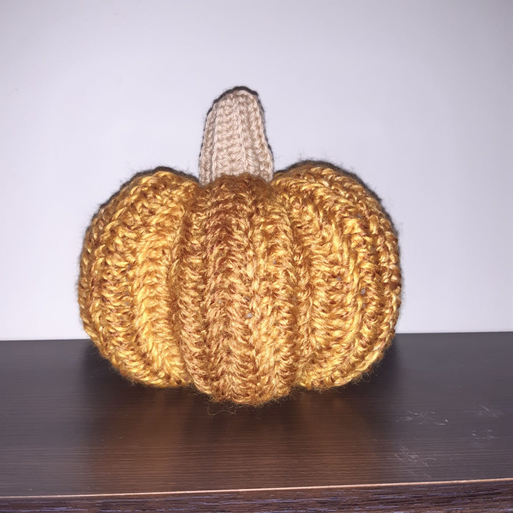 Dynia szydełkowa handmade ozdoba jesienna