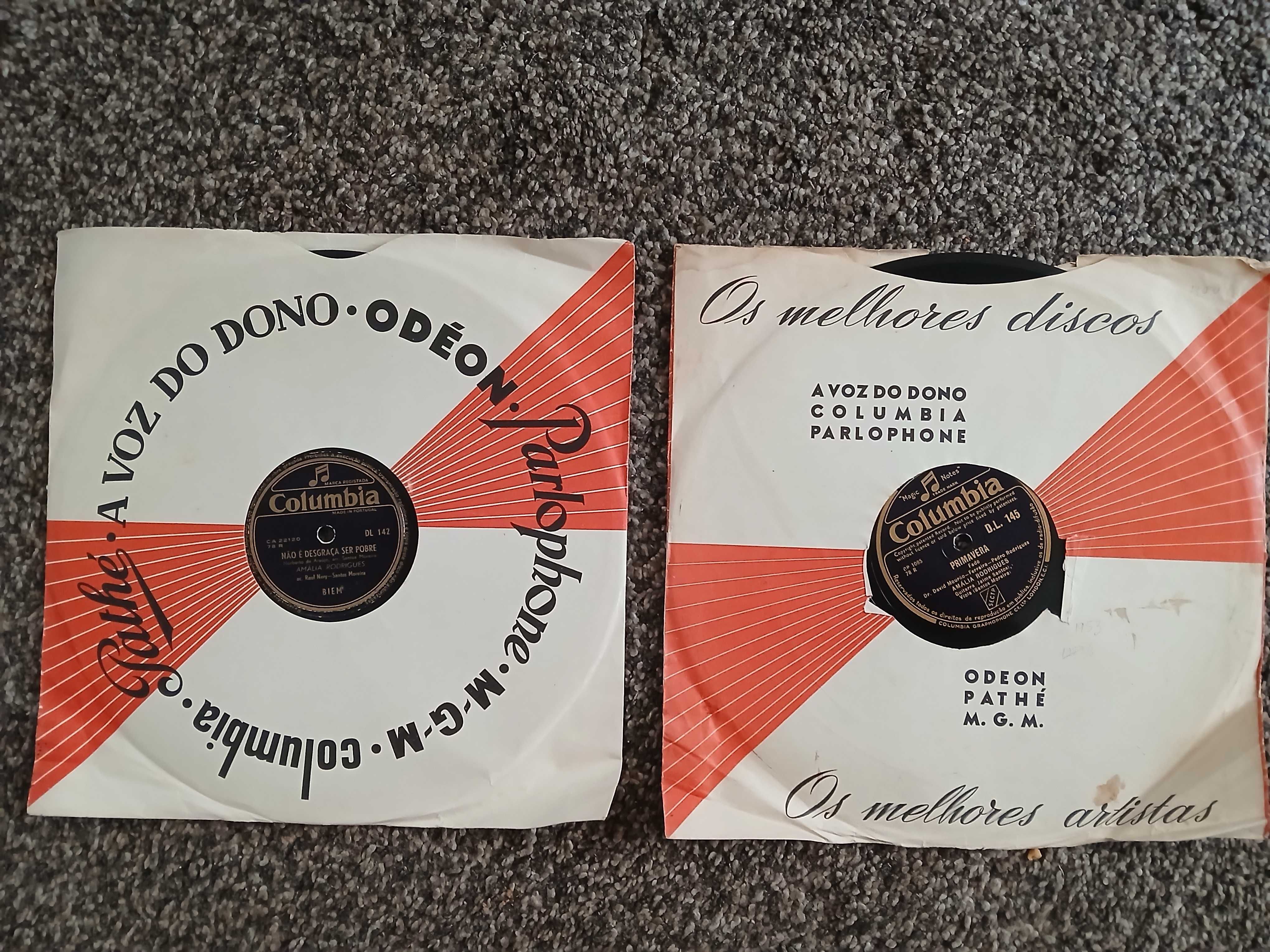 Amália Rodrigues - discos de grafonola - 78rpm