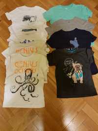 Zestaw 9 podkoszulek t-shirtów koszulek dla chłopca