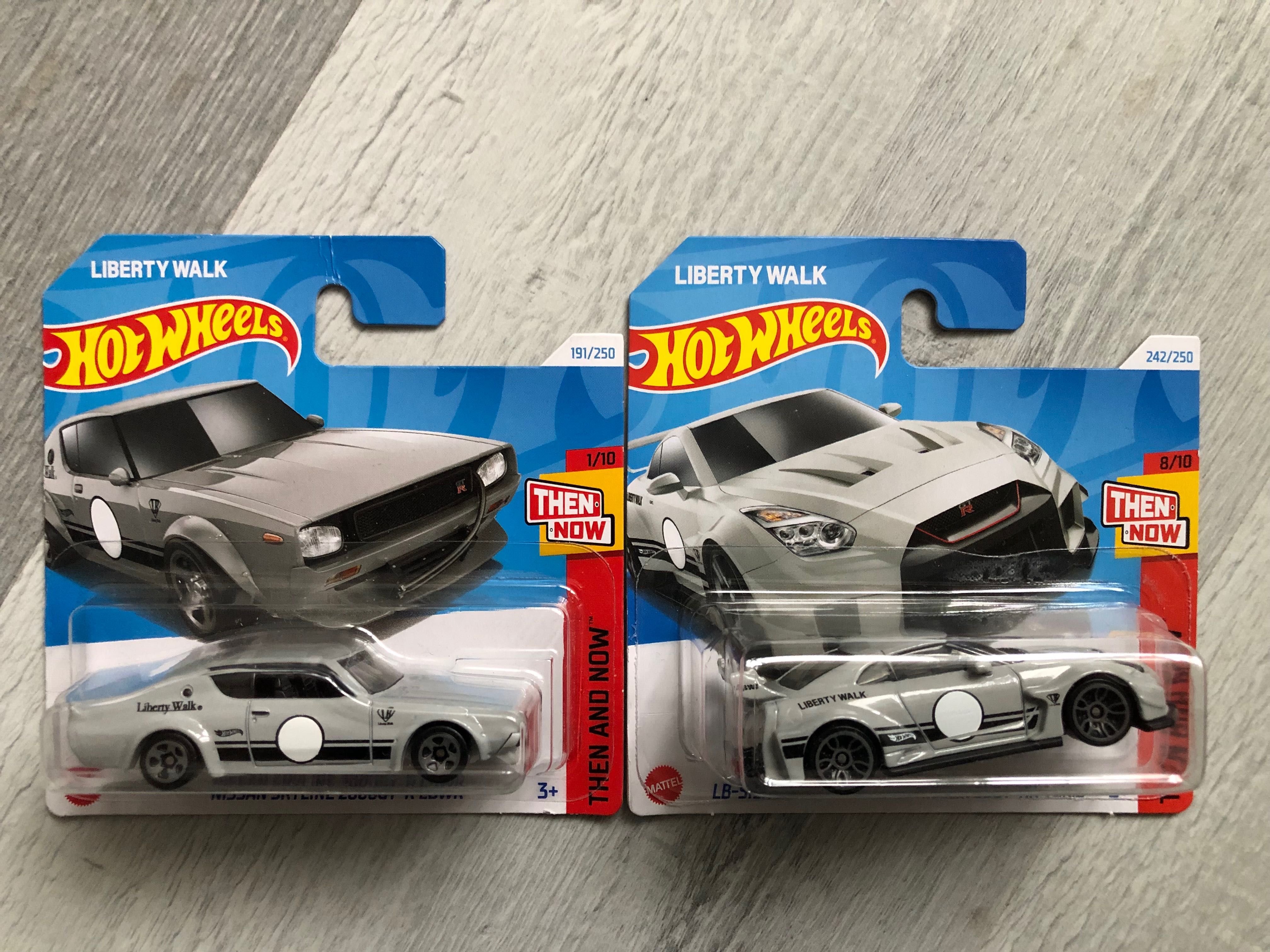 2x Nissan Skyline 2000 GT-R R35 LibertyWalk LBWK HotWheels Hot Wheels