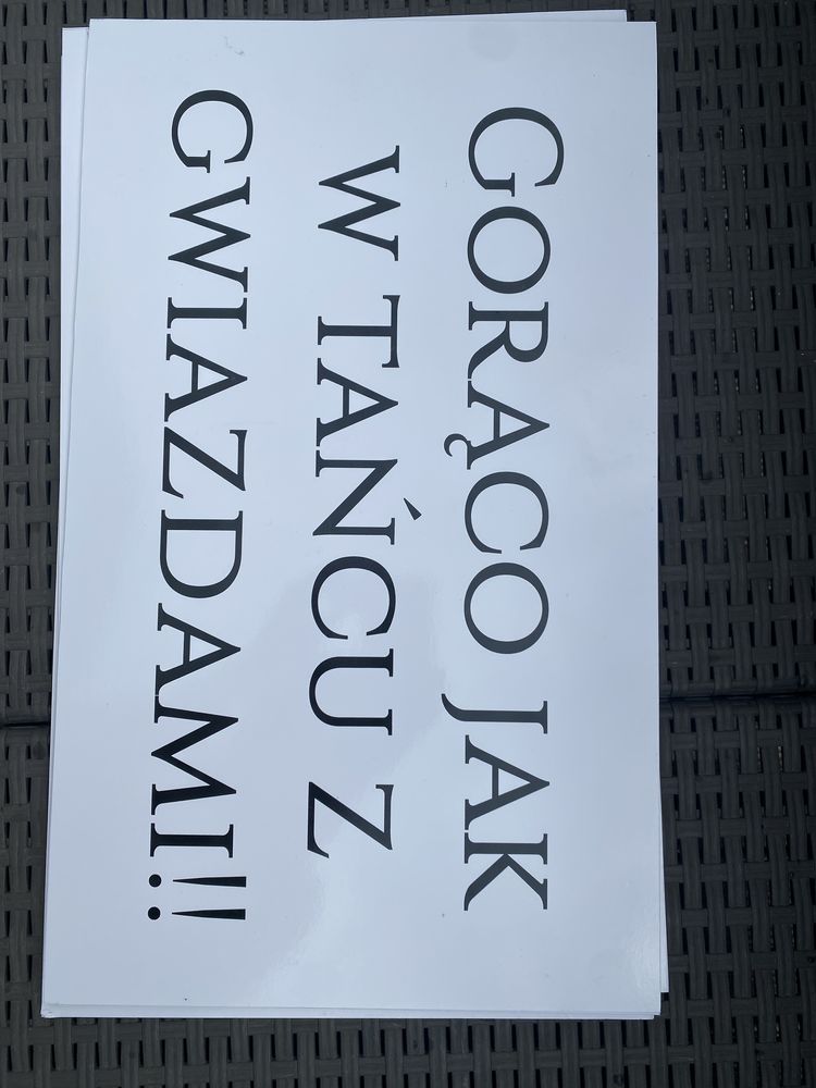 Tablice z napisem na wesele/impreze
