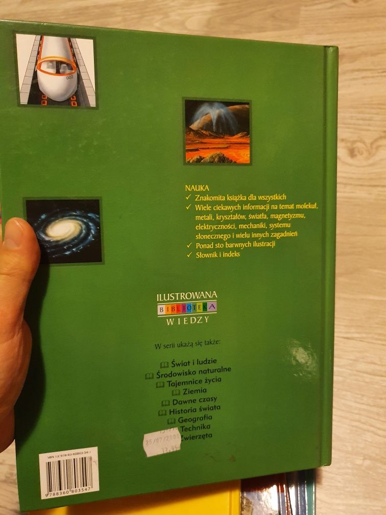 Książka dla dzieci technika nauka odkrywcze 7 szt.