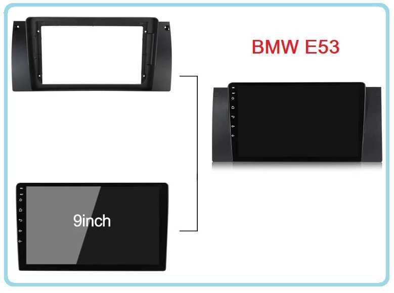 Рамка для android монитор BMW E39, E46, E53