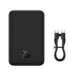 Powerbank Baseus Magnetic Mini 20000 mAh 20W - czarny + kabel USB-C /