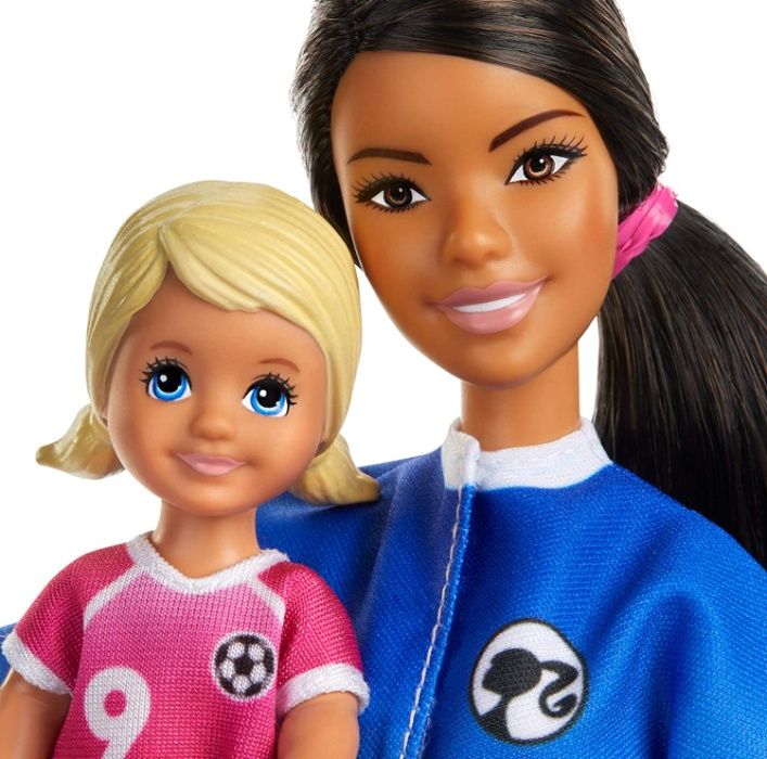 Барби футбольный тренер по футболу Barbie Soccer Coach брюнетка