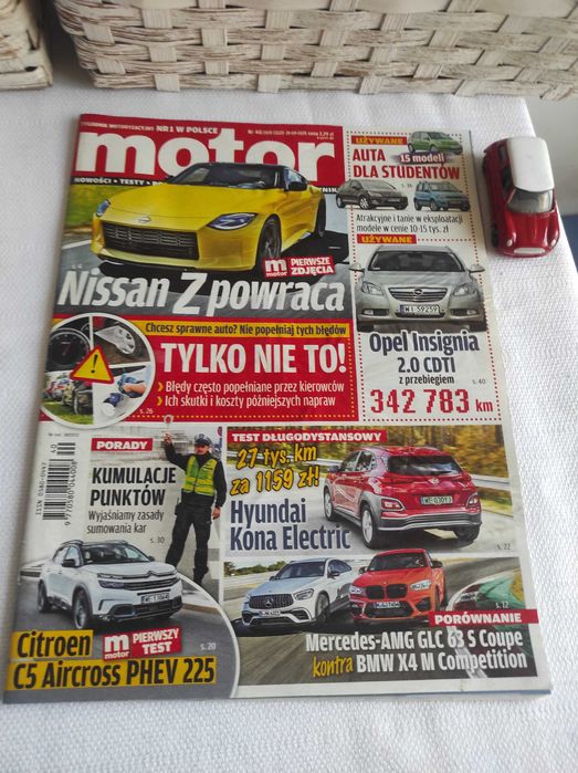 Czasopismo Motor WYSZUKAJ Auto 40/2020 A3 X4M Aircross GLC X-Trail 607