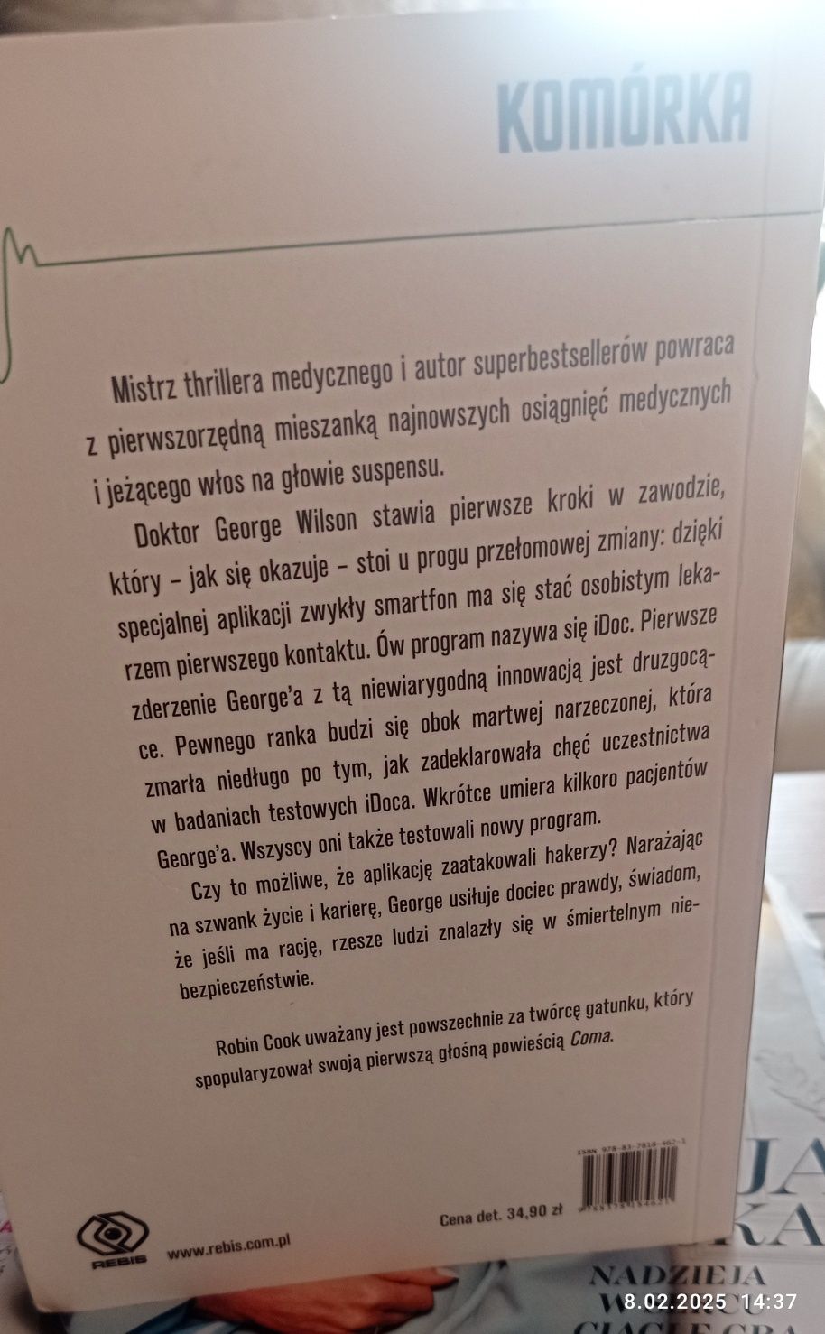 Robin Cook, Komórka