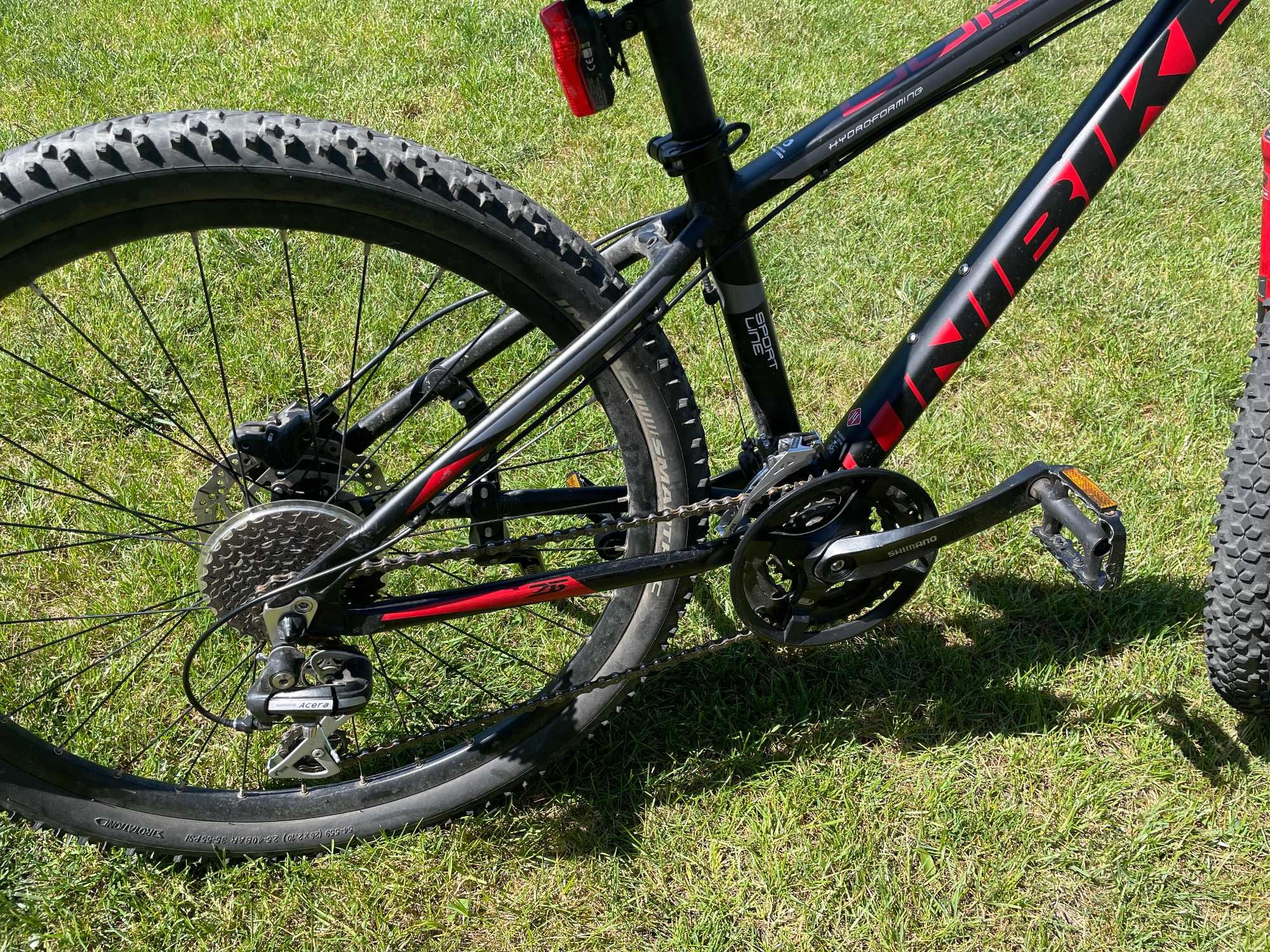 Rower Górski Unibike Mission Czarno/Czerwony Rama 14 Koła 26"