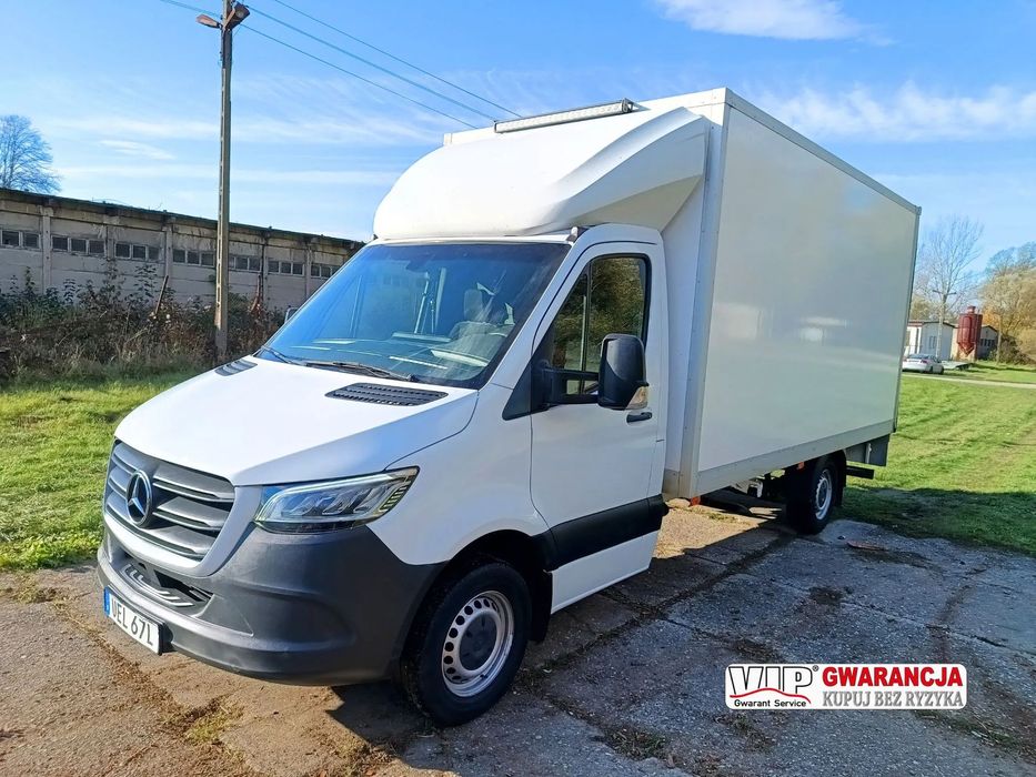 Mercedes-Benz Sprinter KONTENER+ winda ZEPRO (750kg) 2.1 CDi 163kM automat 2019 rok SUPER STAN!!!  316 CDi 7G-Tronic Plus, EURO 6! bezwypadkowy- SUPER stan BEZ RDZY!