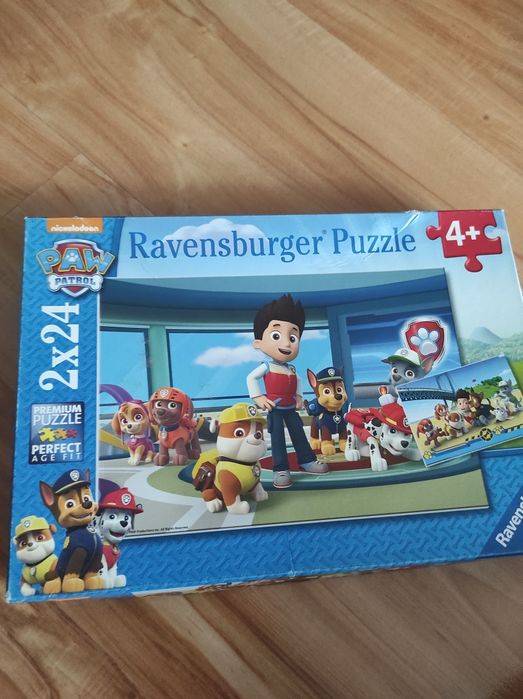 Puzzle Psi Patrol dwa obrazki