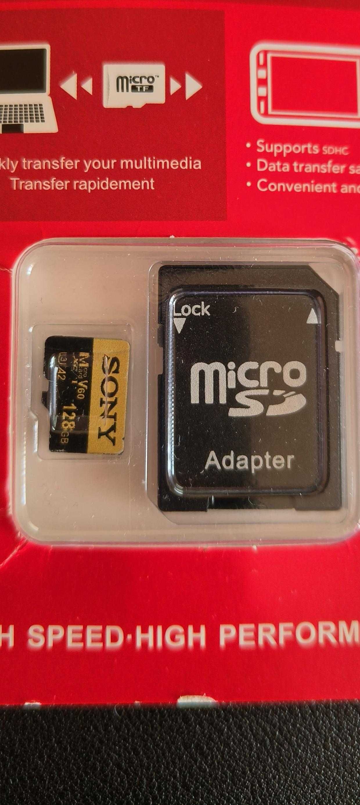 Cartão de memória Micro SDcard 128Gb