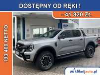 Ford Ranger | Ranger Wildtrak X Podwójna Kabina | 205KM Bi - Turbo | A10 E - 4WD