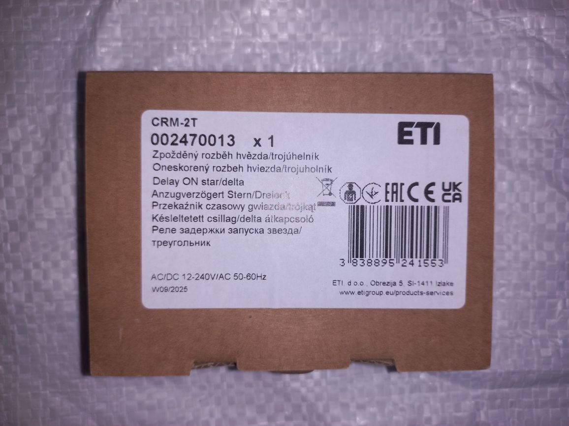 Реле ETI CRM-2T нове