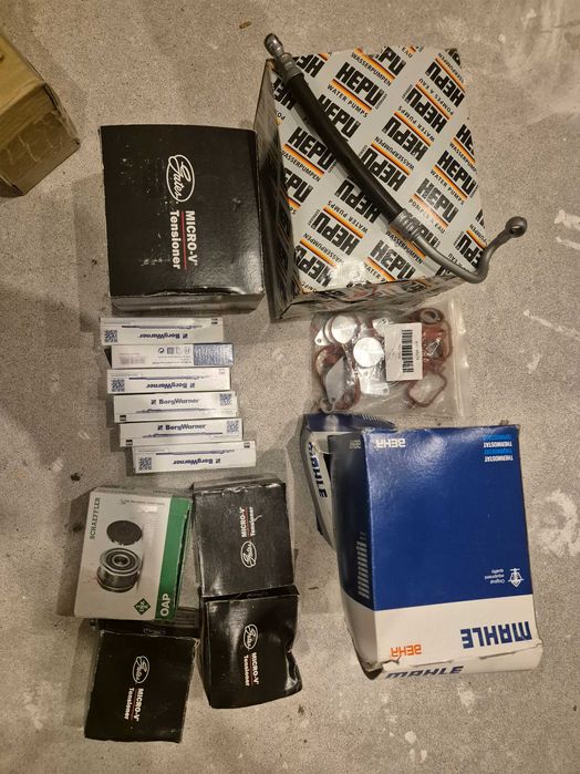 Bmw 7 5 m57 e65 x5 5  rolki pompa komplet wodna termostat świece