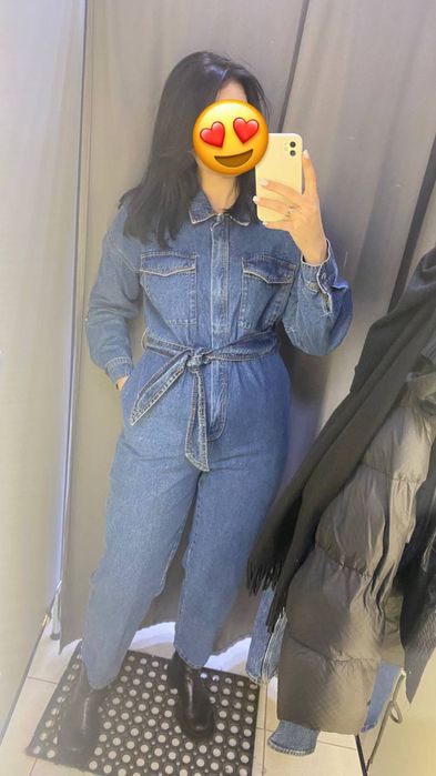 Джинсовий комбінезон л-хл