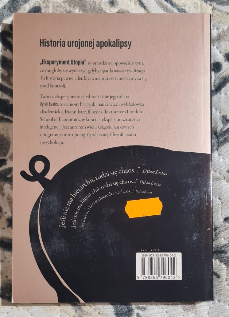 Eksperyment Utopia - Dylan Evans