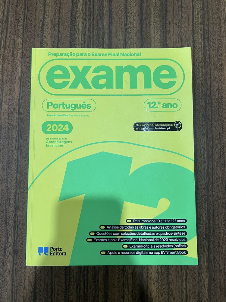 Livro preparação para o exame nacional de português 12° ano