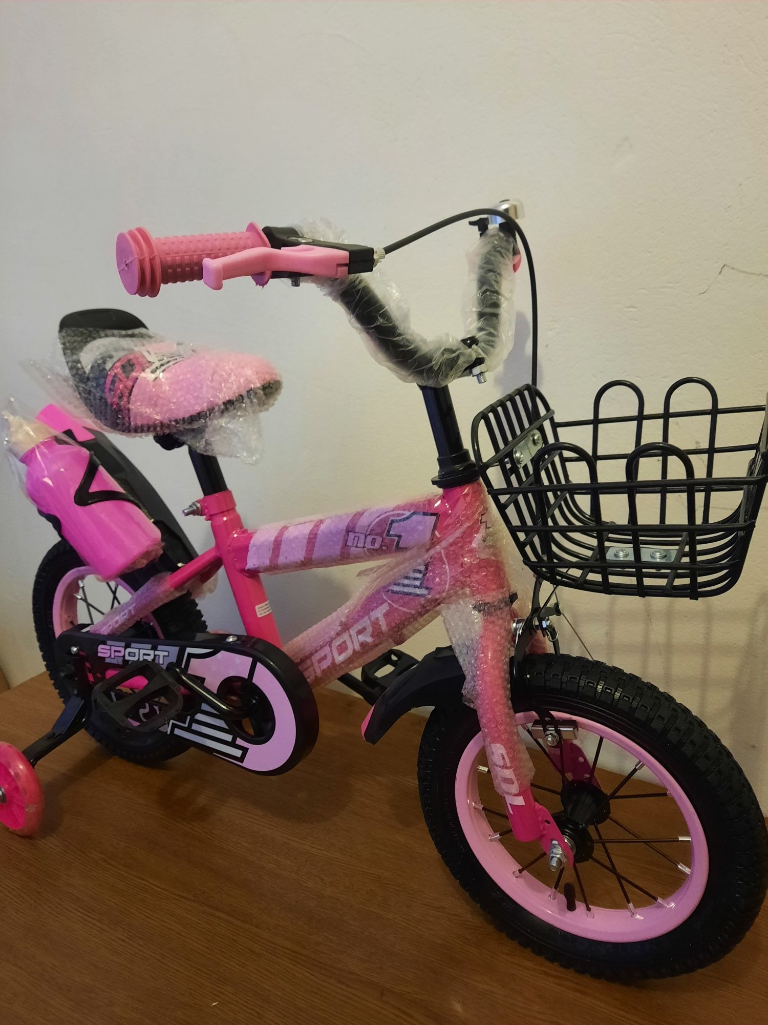 Rowerek dziecięcy nowy 12 cali różowy dla dziewczynki