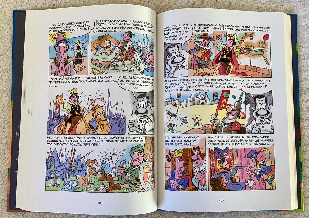 Livro infantil/juvenil “História Alegre de Portugal”