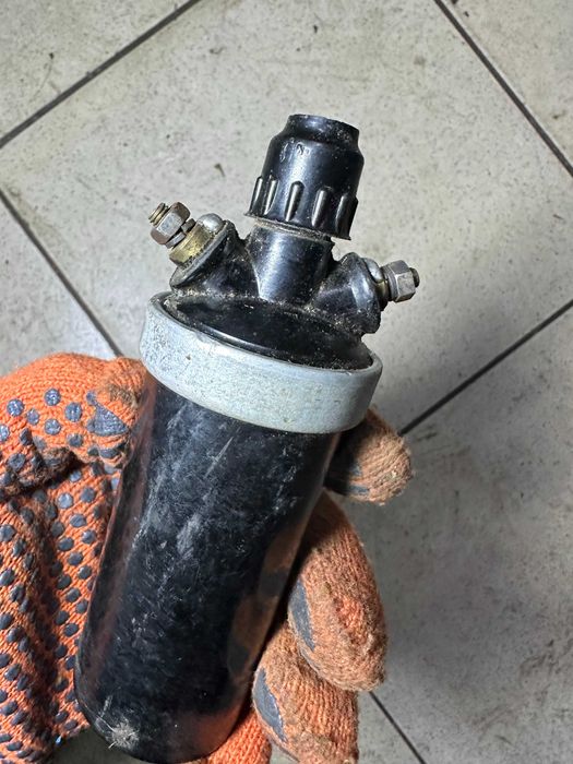 Катушка зажигания 12В  МТ-10  "Днепр"  "Урал"  НОВАЯ