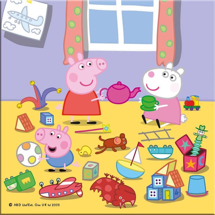 Puzzle dla dzieci Świnka Peppa Wakacje