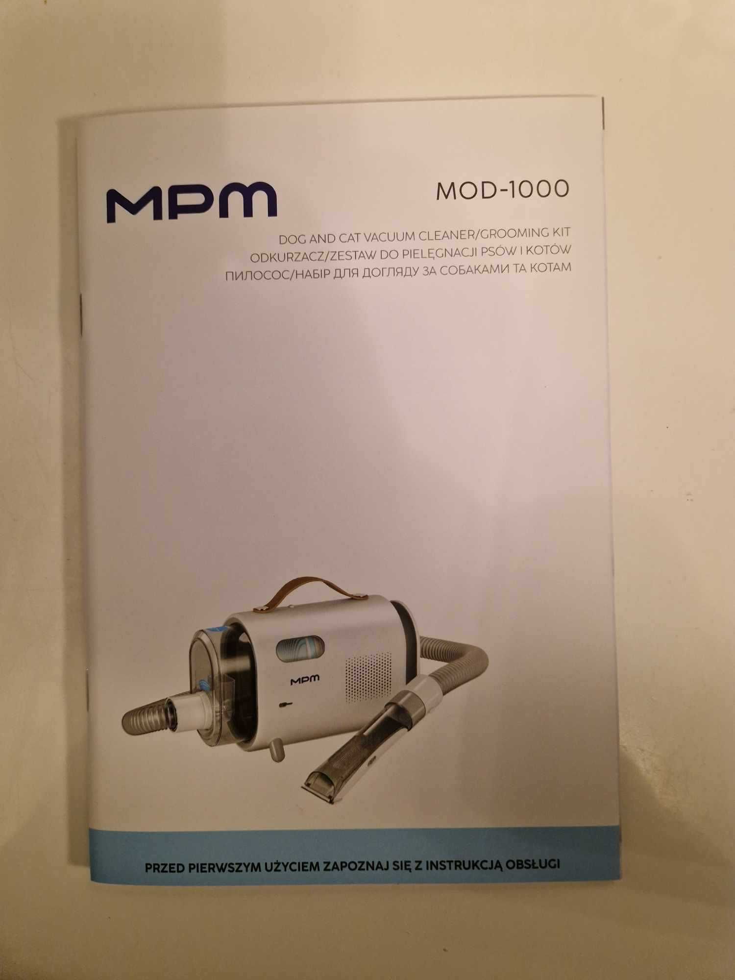 Odkurzacz MPM do pielęgnacji psów i kotów MOD-1000