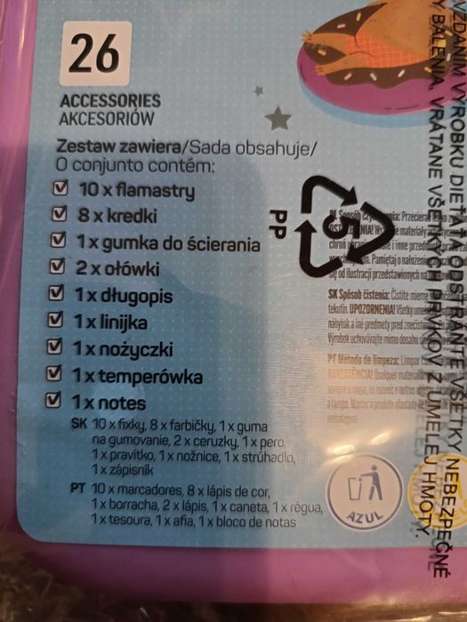 Piórnik przezroczysty rozkładany kapibara