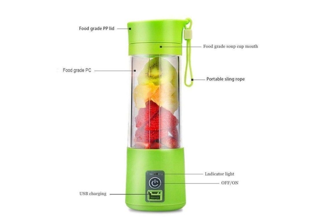 Мини-блендер, портативный блендер,  измельчитель, USB Juice Cup HM-03
