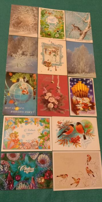 Листівки минулих часів/різна тематика/розкішні квіти